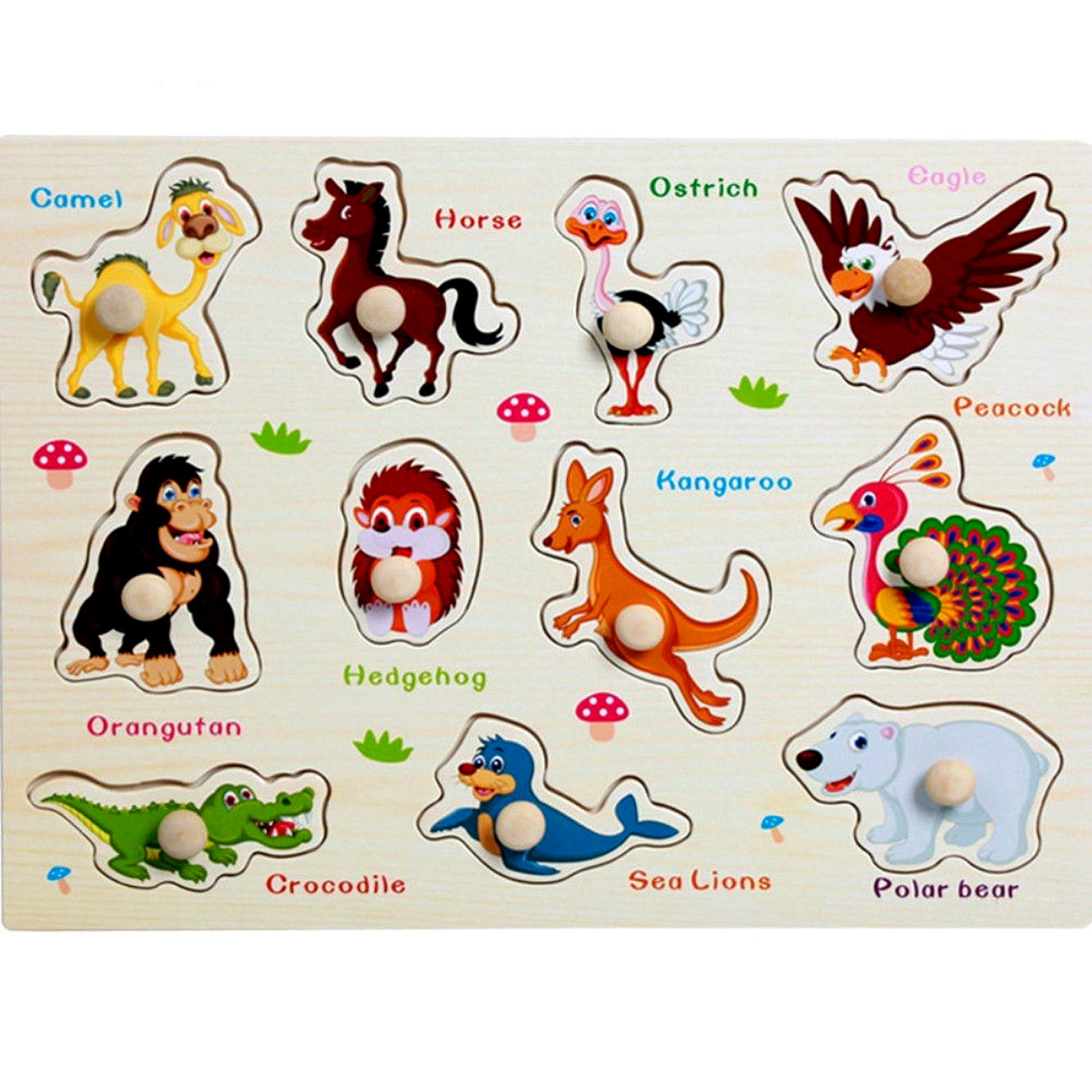 animal puzzle board