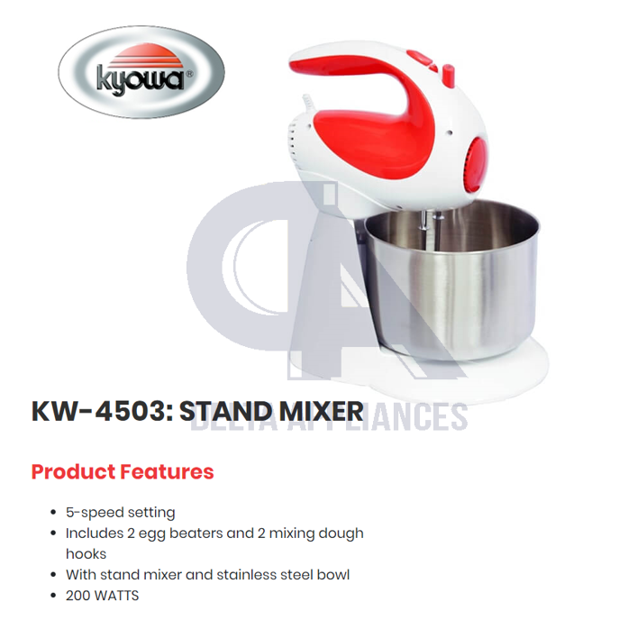Kyowa KW4503 Stand Mixer Lazada PH