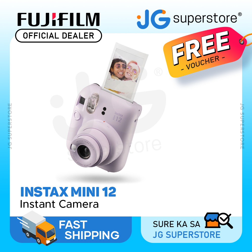 Fujifilm Instax MINI 11 and MINI 12 Instant Camera Fuji - Official Fujifilm  Philippines One Year Warranty (All Colors Available), JG Superstore