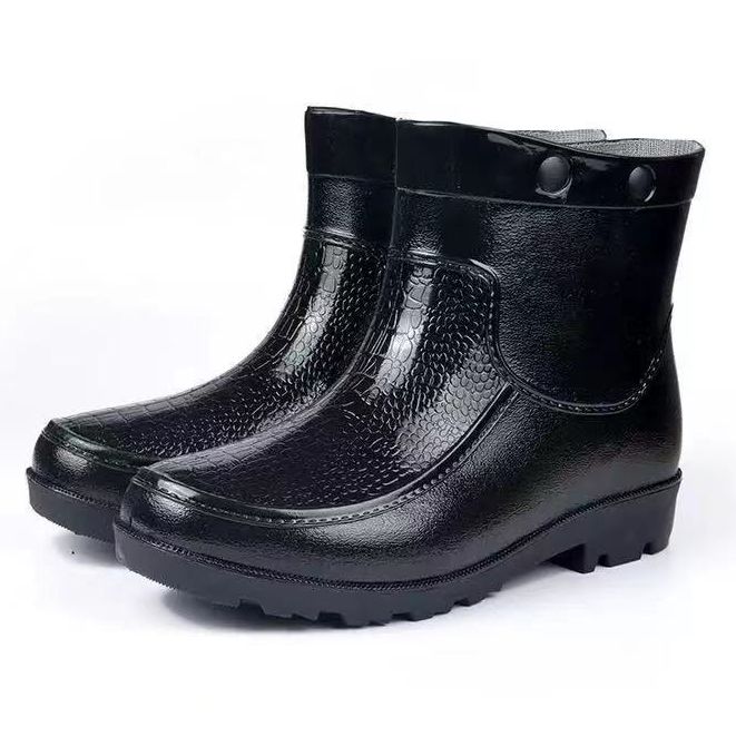 SH Men Low Cut Rain Boots (Bota) Young fashion waterproof PVC rain