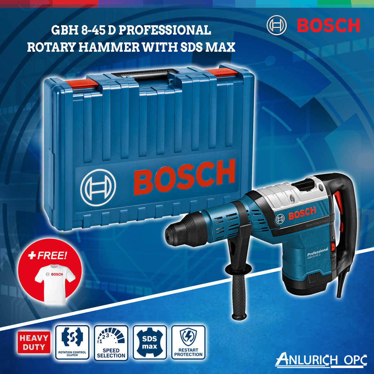 gbh-8-45-d-professional-rotary-hammer-with-sds-max-lazada-ph