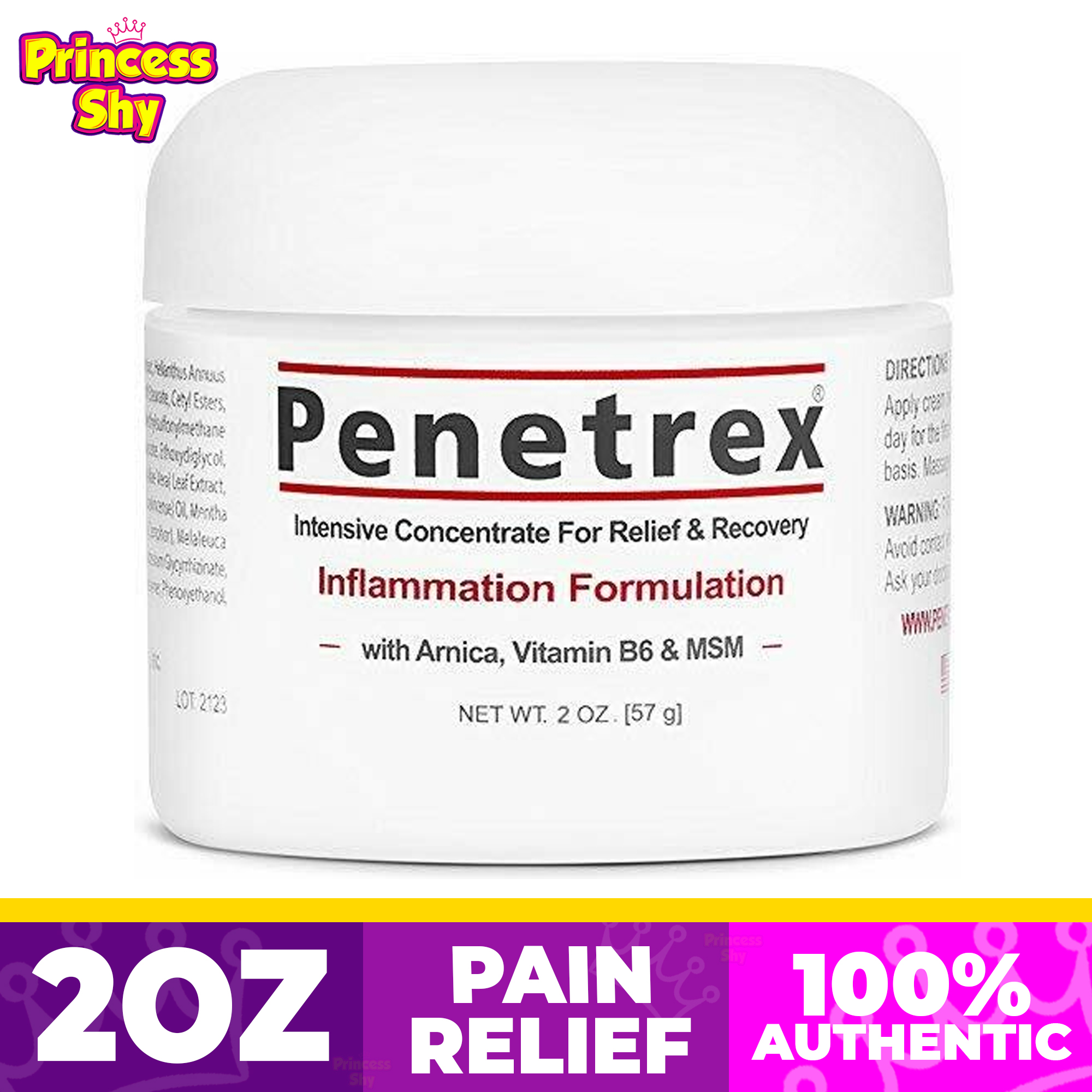 Pain Relief & Recovery Cream Inflammation Formulation 2oz