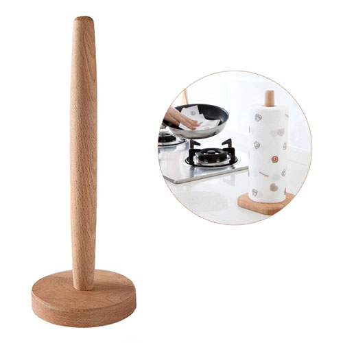 TISSUE ROLL STAND- New Wooden Tissue Roller Dispenser Kitchen Bathroom ...