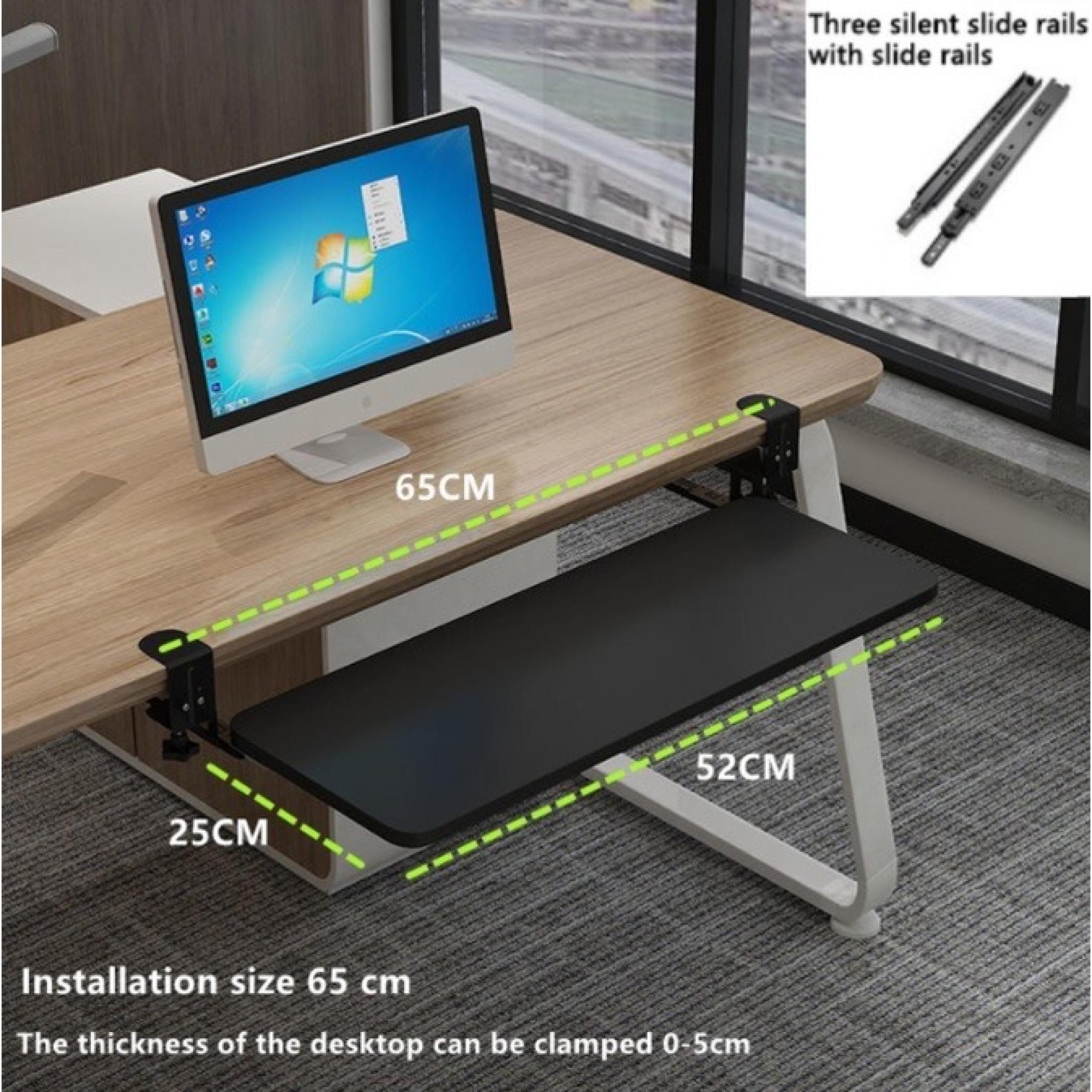 Punchfree Slide Rail Keyboard Rack Keyboard Stand Bracket Laptop