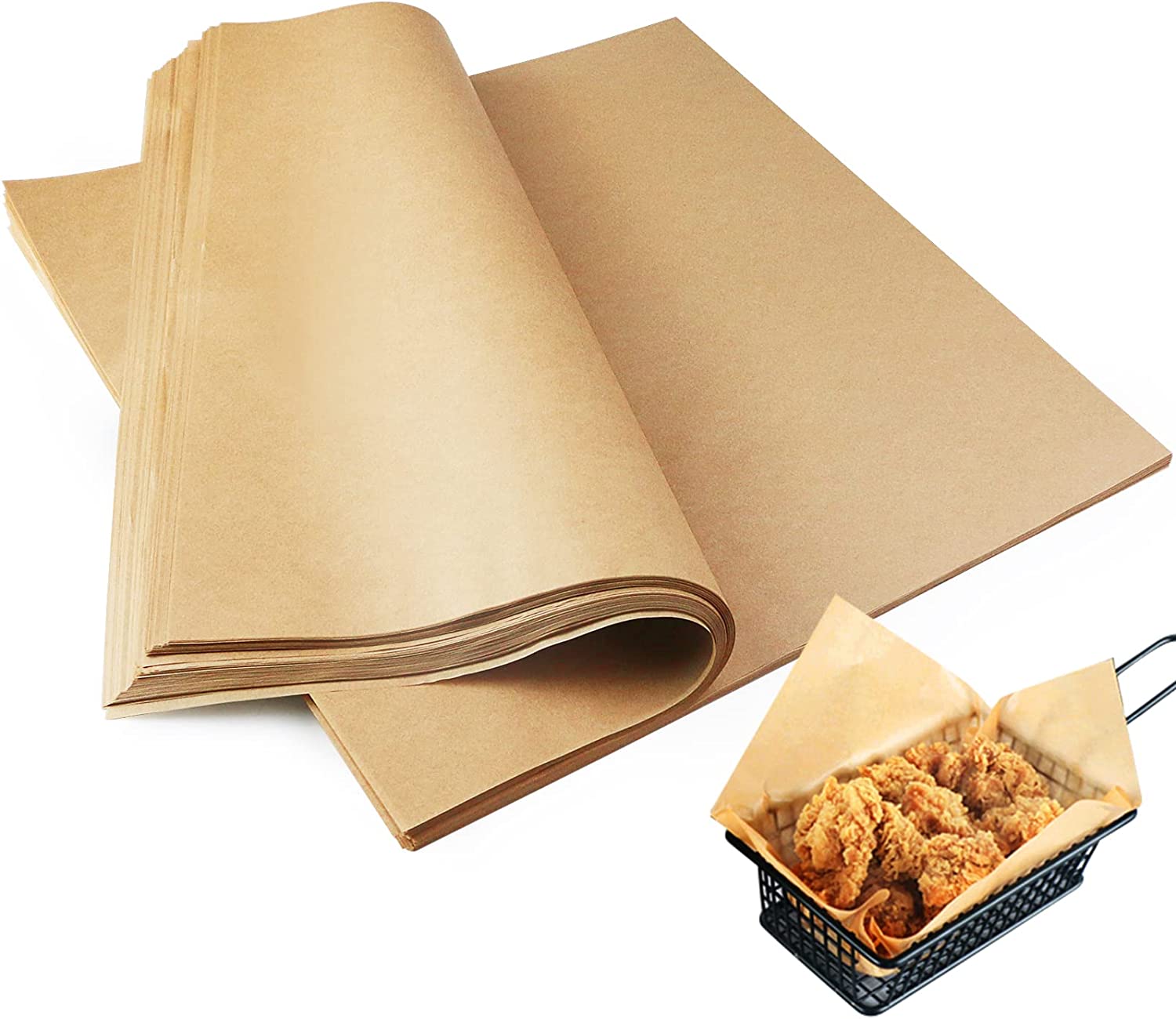 Hemobllo Oil-Resistant Cheese Paper - 100pcs Dry Waxed Baking Sheets For Food Wrapping