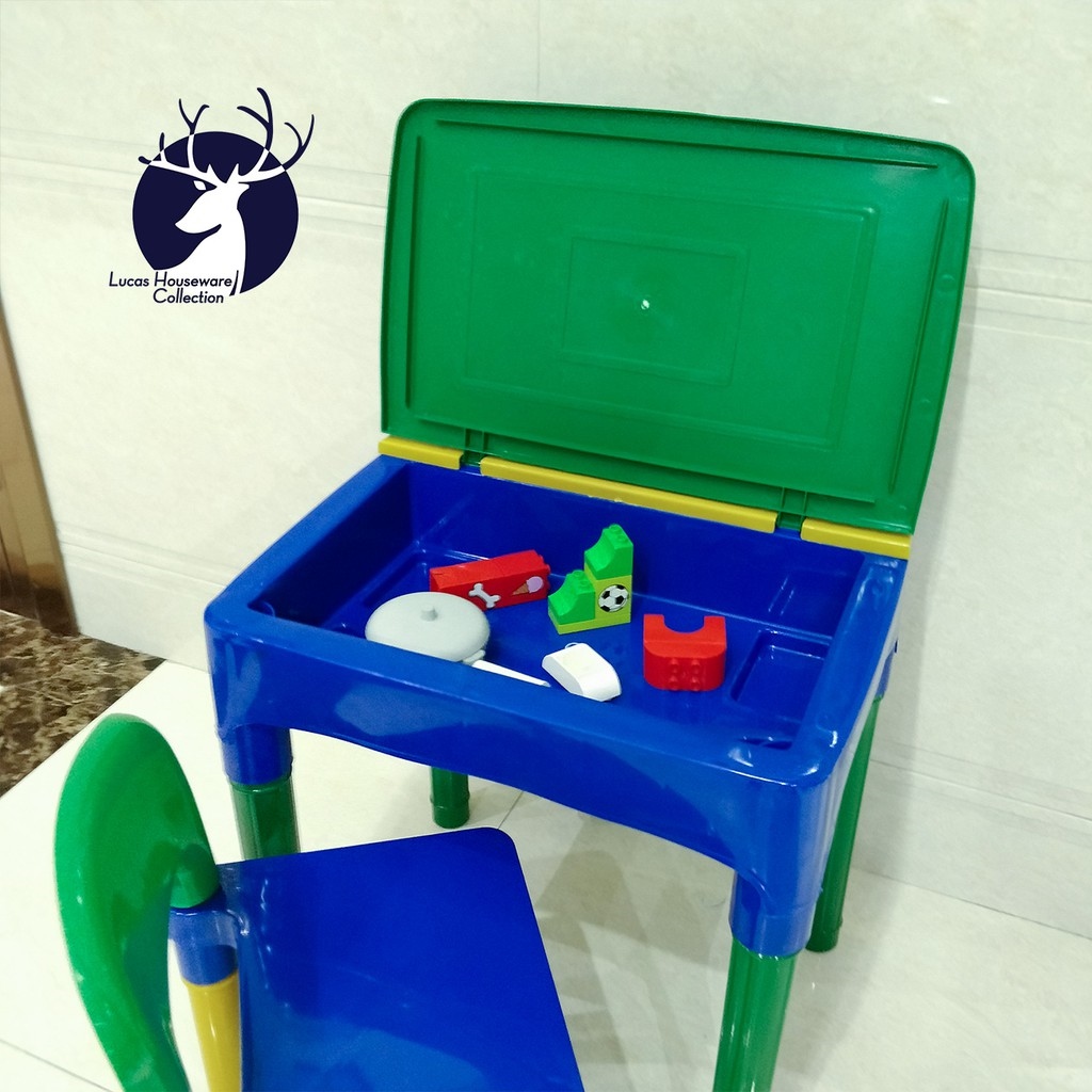 Hot sale KID’S STUDY TABLE WITH 1 CHAIR KIDS TABLE AND CHAIR SET KIDDIE TABLE SET / STUDY TABLE