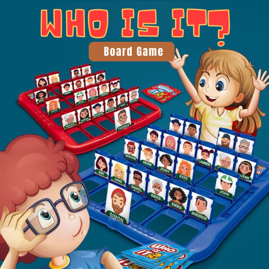 Who Is It Board Game Original Guessing Game by WISHLAND | Lazada PH