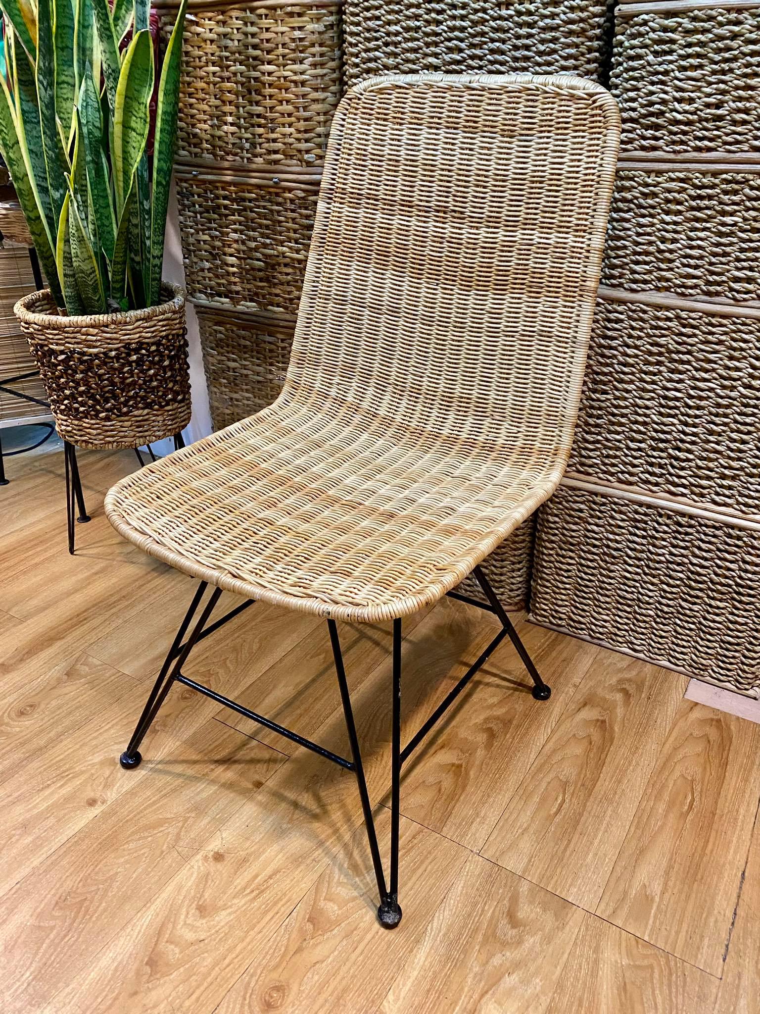 Steel wicker chair 27 Lazada PH