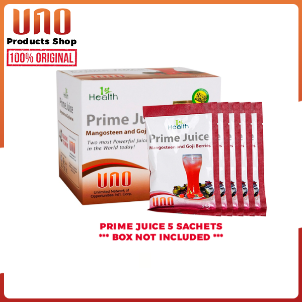 UNO Original Prime Juice Mangosteen & Goji Berry Healthy beverage anticancer energy booster UNO