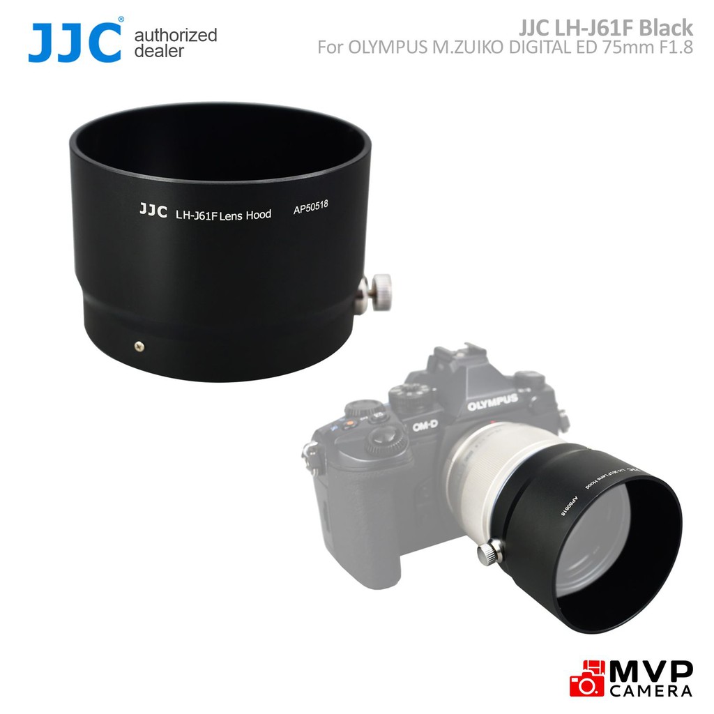 Best Prices Available JJC LHJ61F Professional Hard Lens Hood for Olympus 75mm F1.8 Replaces