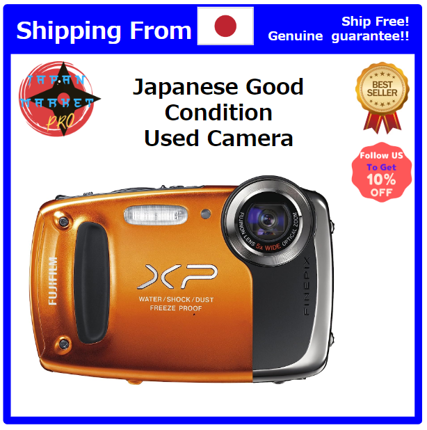 Japan Used Camera] Fujifilm XP50 Orange Lazada PH