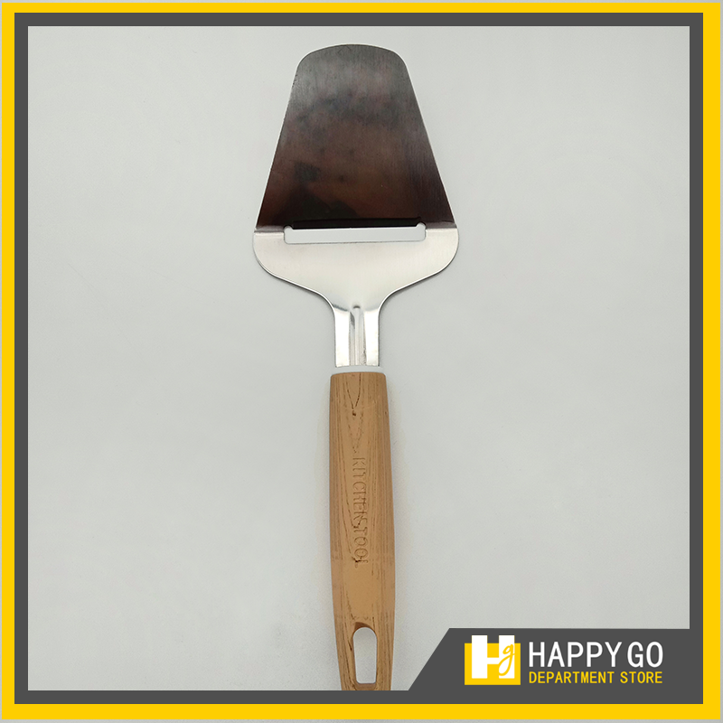 Cheese Slicer Spatula Stainless Steel Plane Ham Sliced Wood Handle