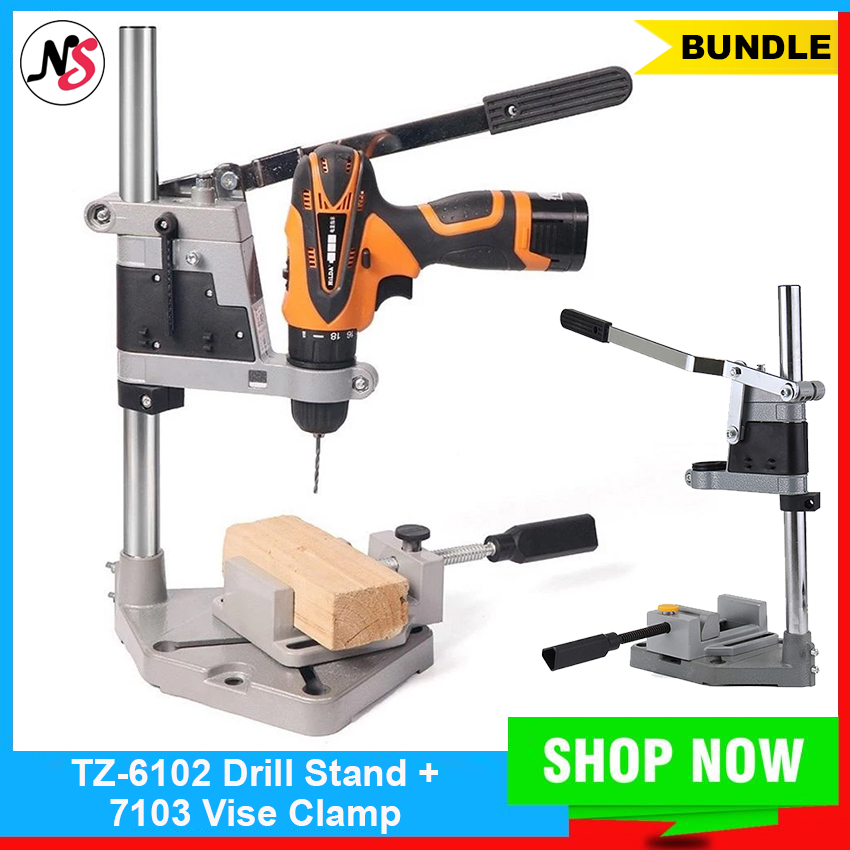 BUNDLE) TZ-6102 Drill Stand Press Clamp 