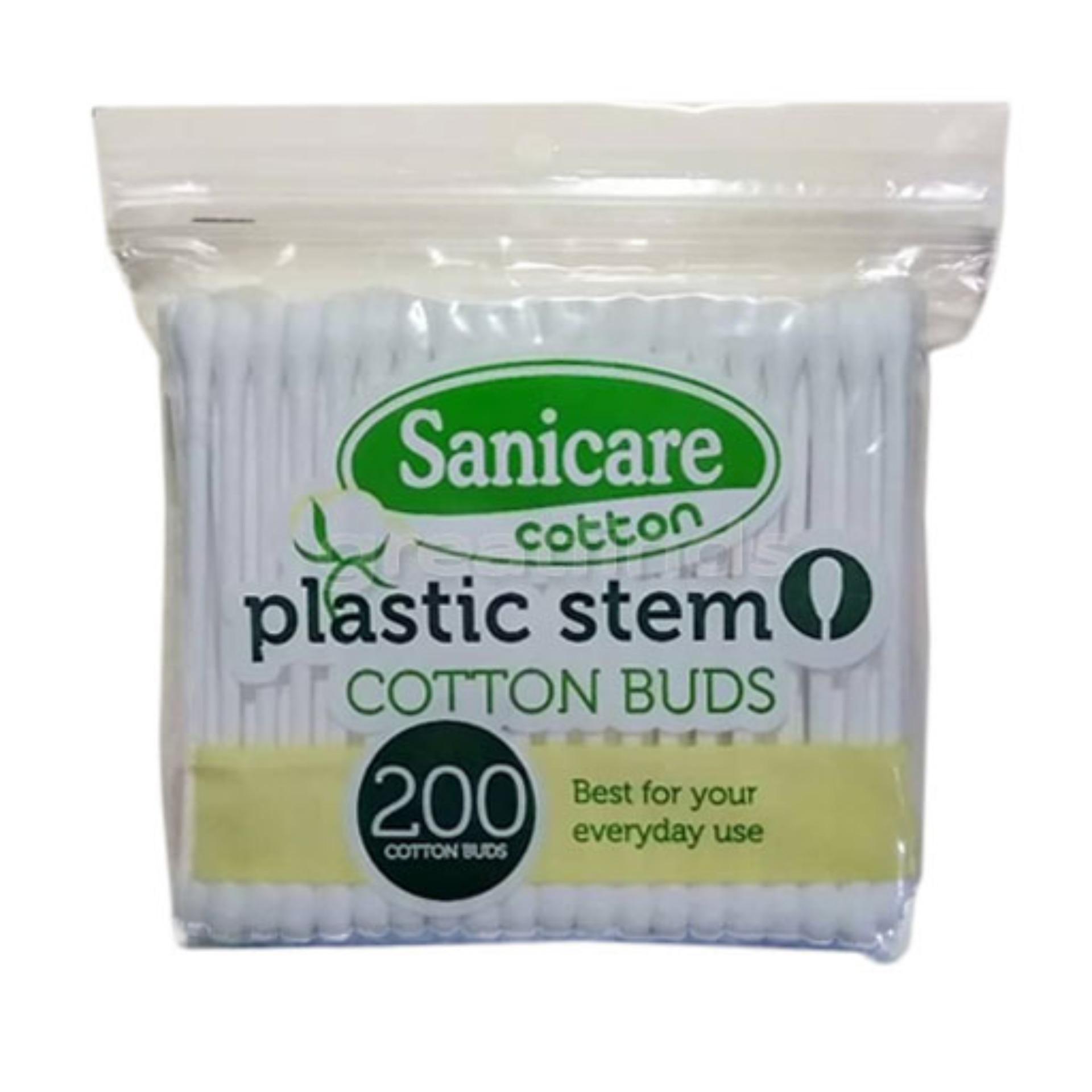 Sanicare Cotton Buds Plastic Stem (200 Tips) | Lazada PH