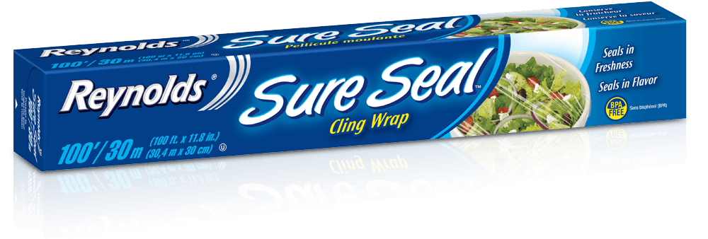 Reynolds Sure Seal Plastic Cling Wrap 11.8 in. x 100 ft. : Guystar