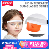 Eboo HOT! Oversized Exaggerated Visor Wrap Shield children kids Visor Sunglasses UV Protection Mirror Outdoor Sports Sun Glasses Anti-peeping Sunscreen Shades Face Shield Pad