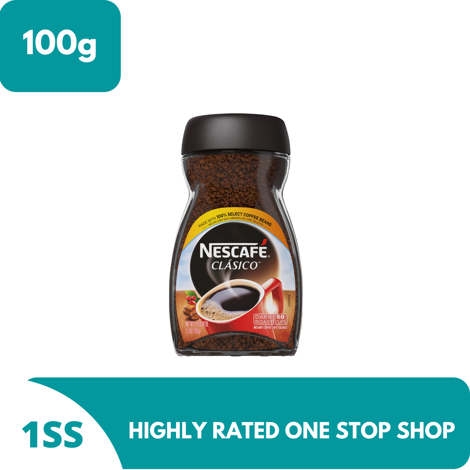 Nescafe Clasico Dark Roast Instant Coffee 100g Lazada PH