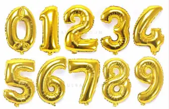 number balloons for cheap