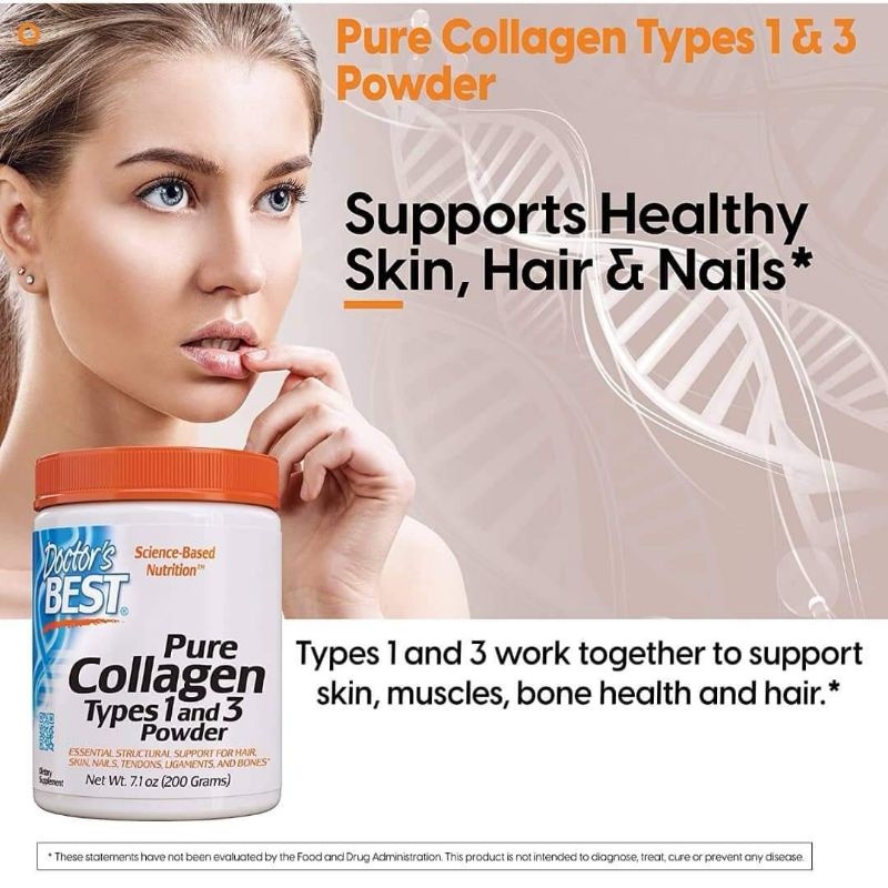 Sydnie's store Doctor's Best Pure Collagen Types 1 and 3 Powder 7.1 oz