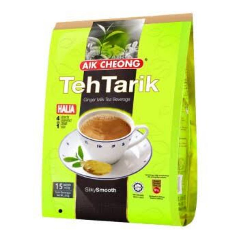 Aik Cheong Teh Tarik Ginger Milk Tea 4 in 1 40gx15 Teh Tarik Halia ...