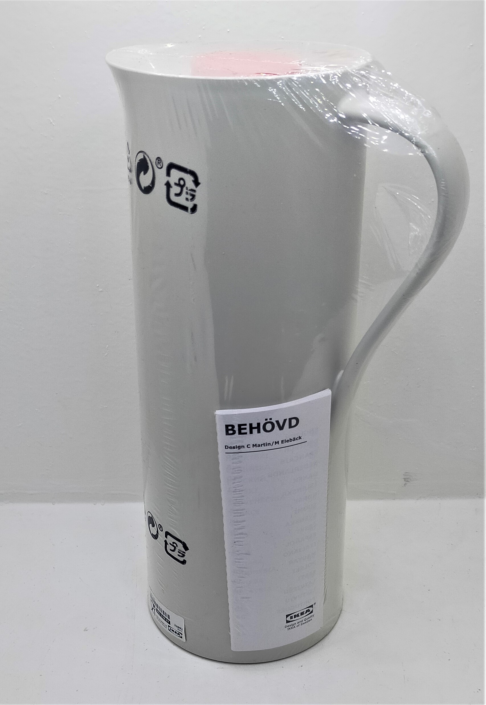 Behovd Vacuum Flask ( Cream 1 Liter ) Lazada PH