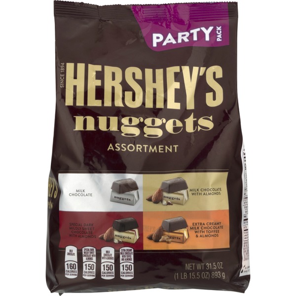 Hershey's Nuggets Assorted Flavors Party Pack, 31.5 Oz 