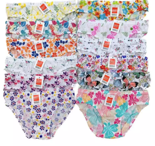 5pcs Mori Department Style Floral Print Panties For Women, Mid-waist  Bowknot Decor Briefs, Hipster Triangle Underwear