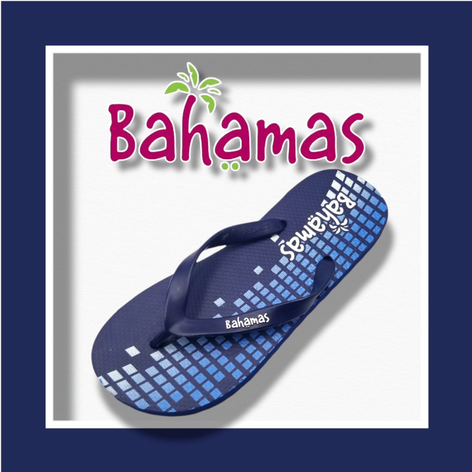 Bahamas Blue Color Slipper For Men