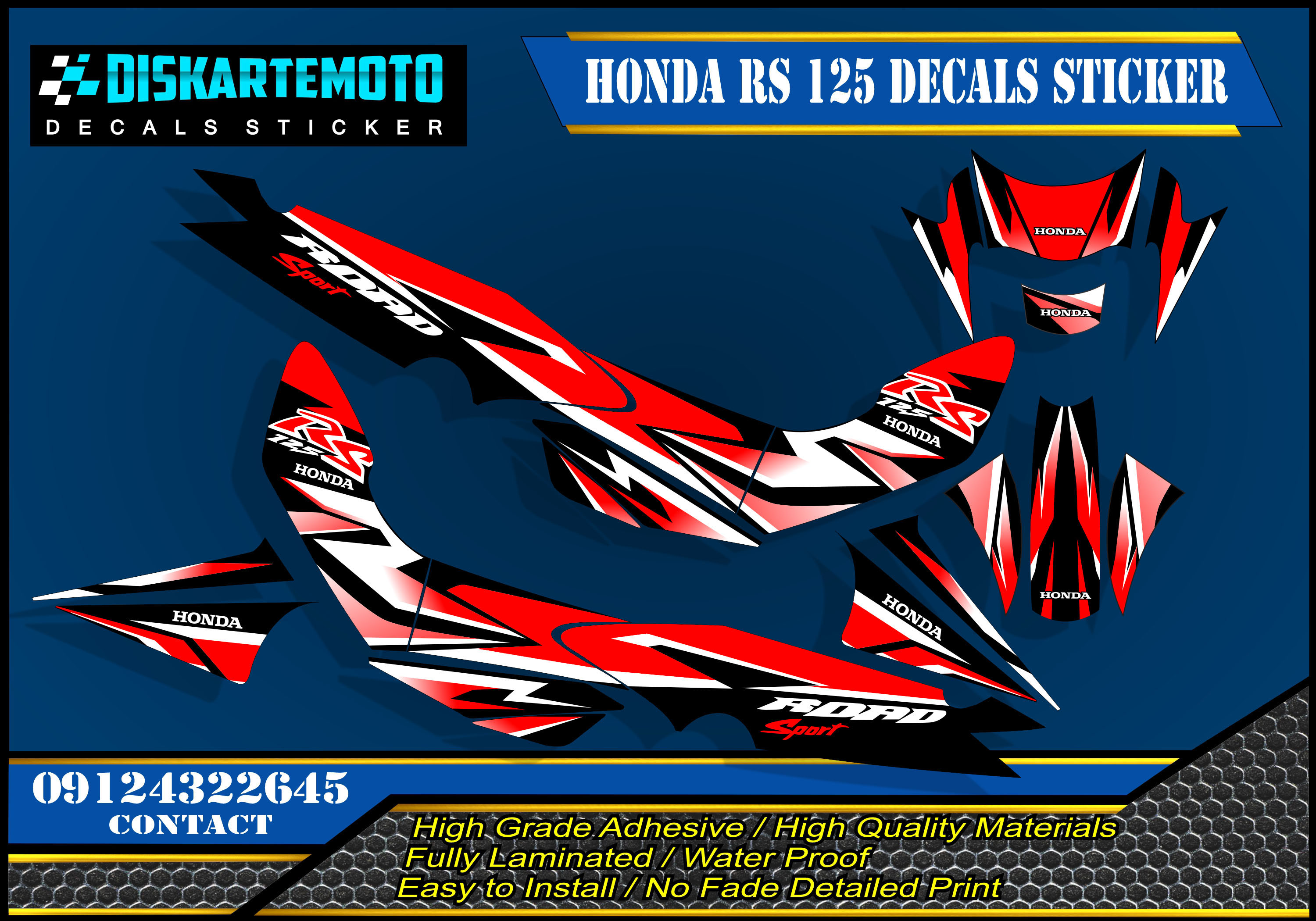 Honda Rs 125 Carb Sticker | Lazada PH