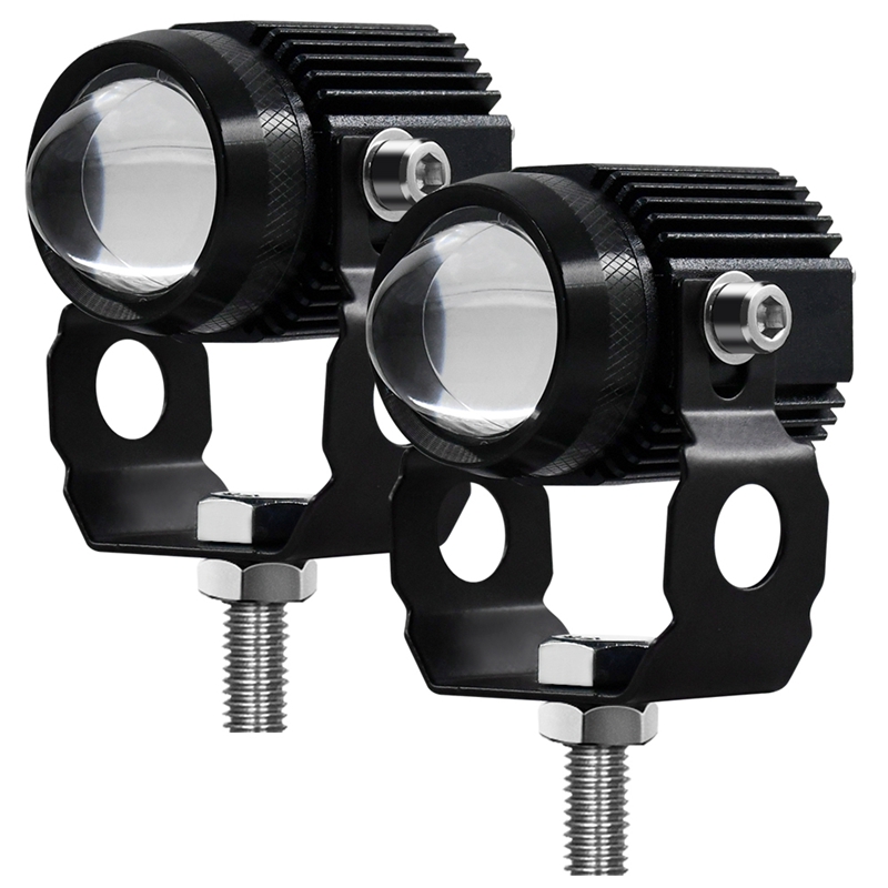 Runde LED Motorrad-Scheinwerfer - Moderner Projektor Für Cafe Racer & Custom Bikes