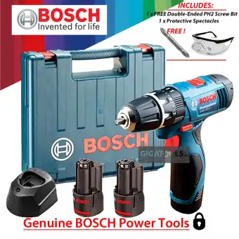 Bosch Gsb 120 Li Cordless Impact Drill Driver 12v Kit Set With