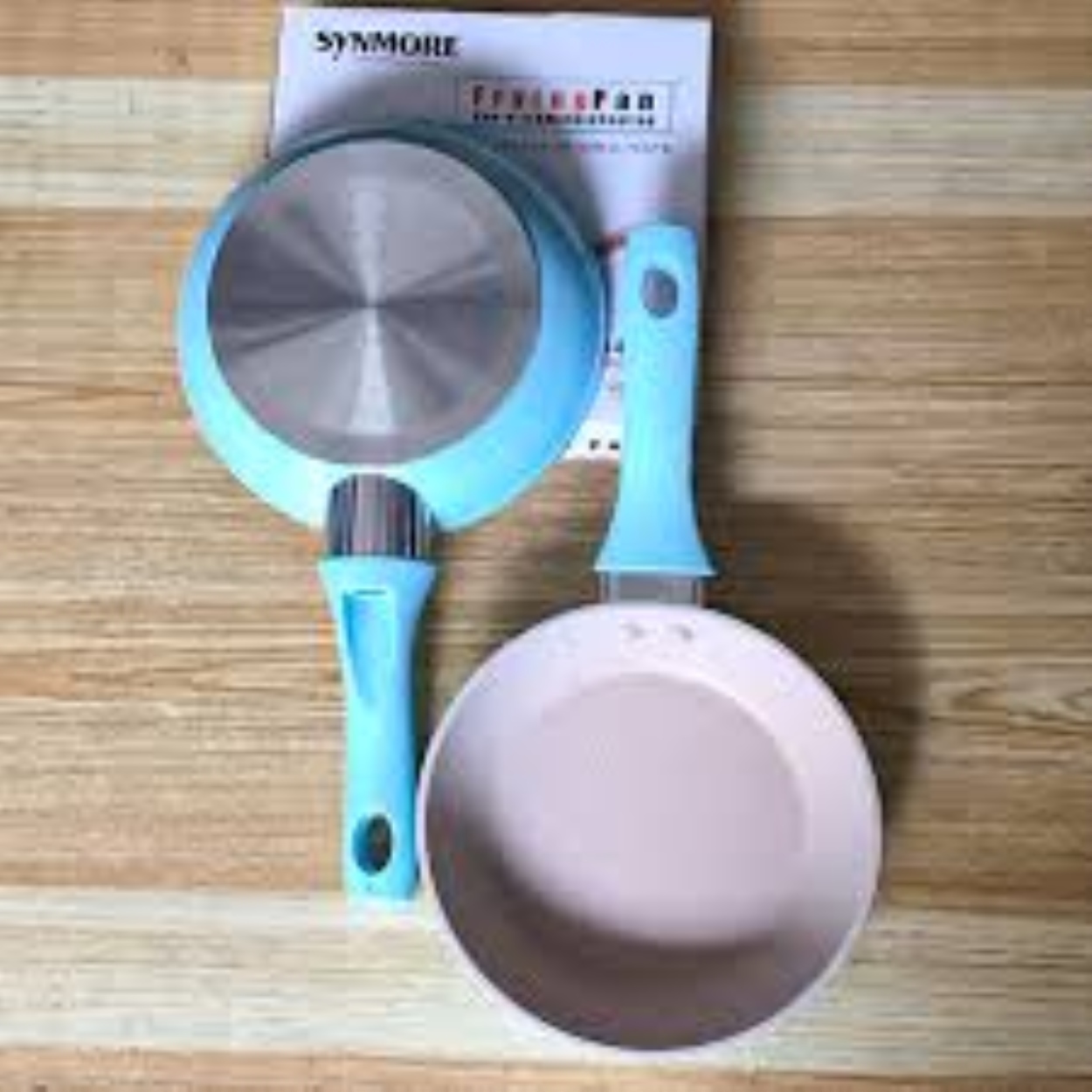 SYNMORE Non Stick Frying Pan 16CM Marble Stone Coating and Silicone Handle Lazada PH