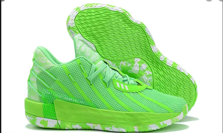 neon green adidas basketball shoes