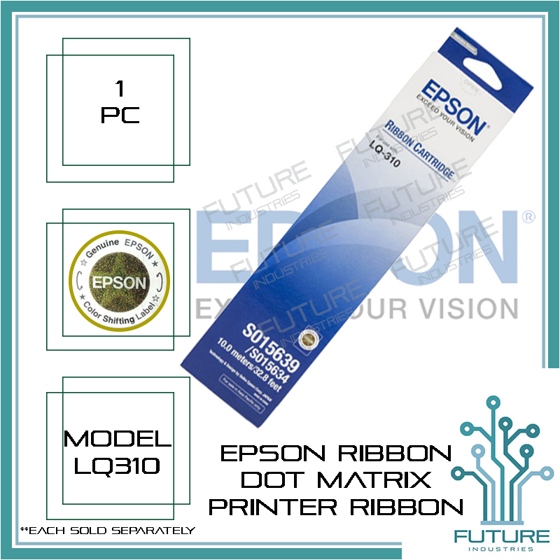Epson Ribbon Cartridge DOT Matrix Printer Ribbon Epson LQ310 S015634