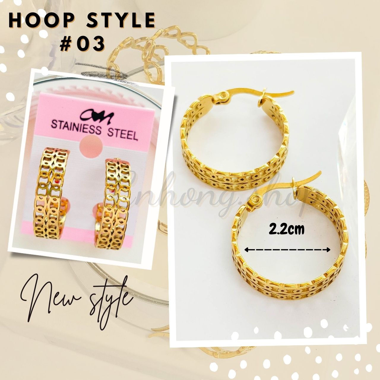 Buy Real Gold Design One Gram Gold Ring Type Bali Earrings for Women-sgquangbinhtourist.com.vn