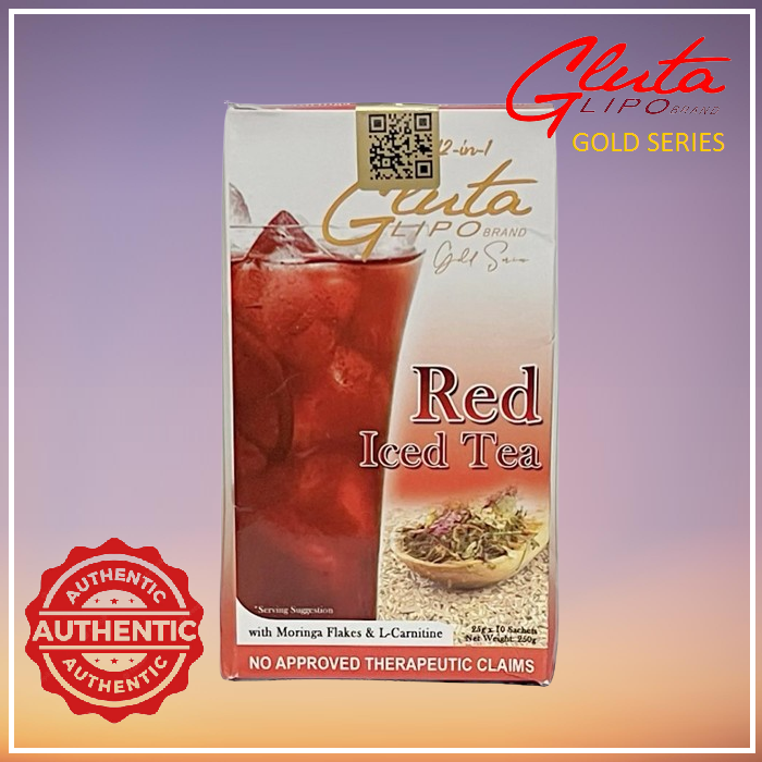 Glutalipo Gold Series Red Iced Tea Lazada PH