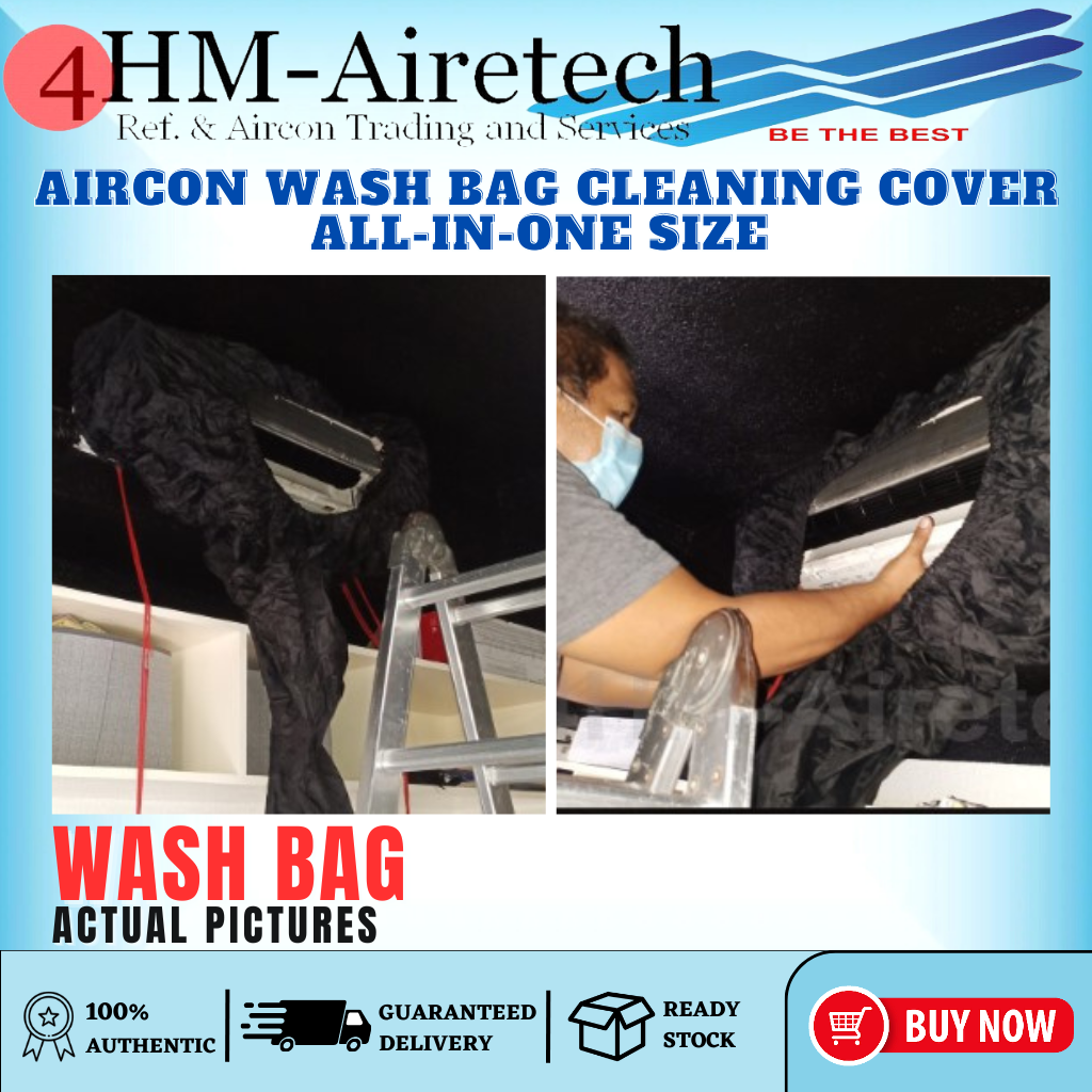 4HM AIRCON WASH BAG Air Conditioner Cleaning Cover Allinone size
