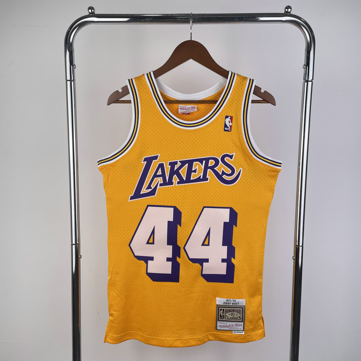 Vintage Los Angeles Lakers Jerry West 44 Basketball Jersey 