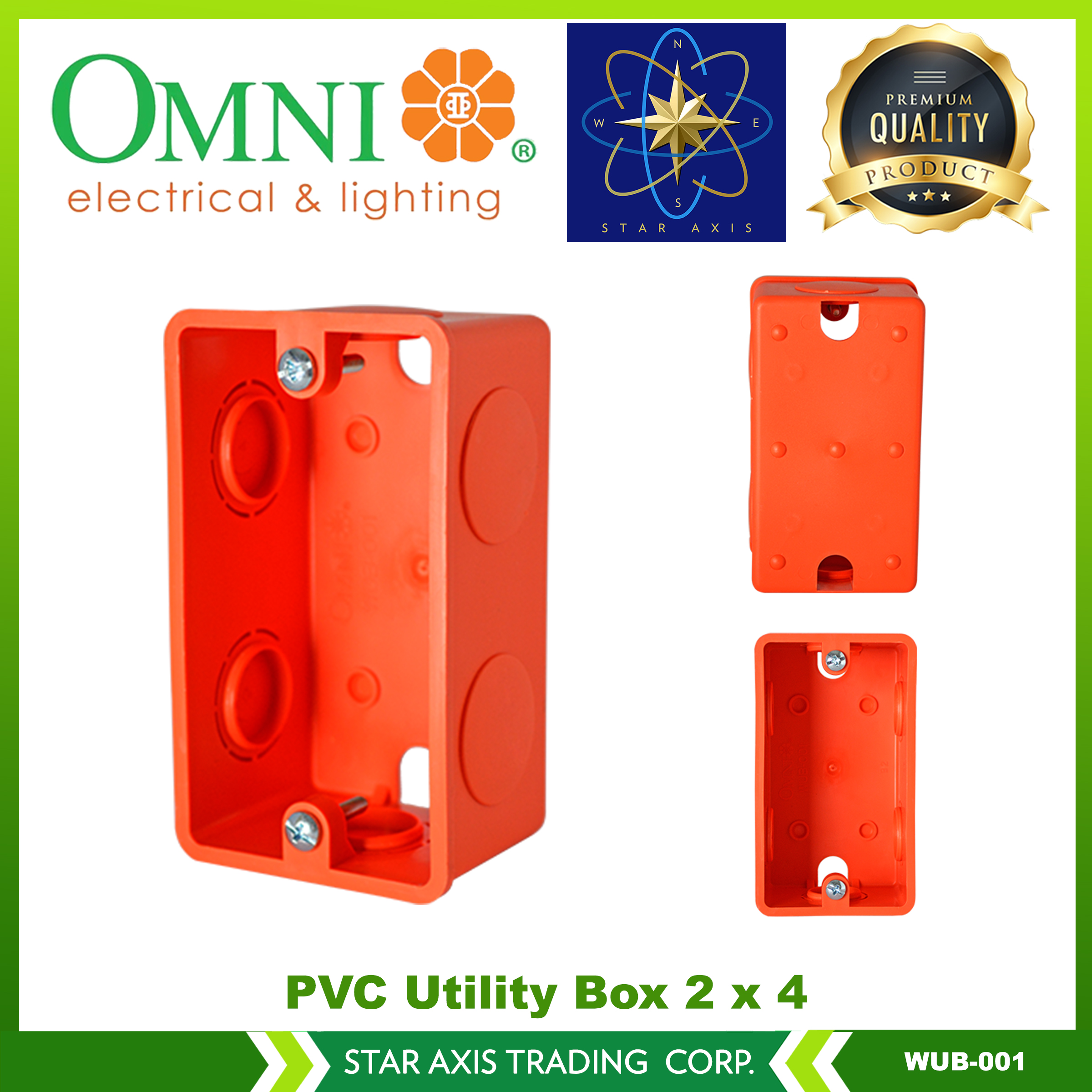 Omni PVC Utility Box 2 x 4 WUB001 Lazada PH