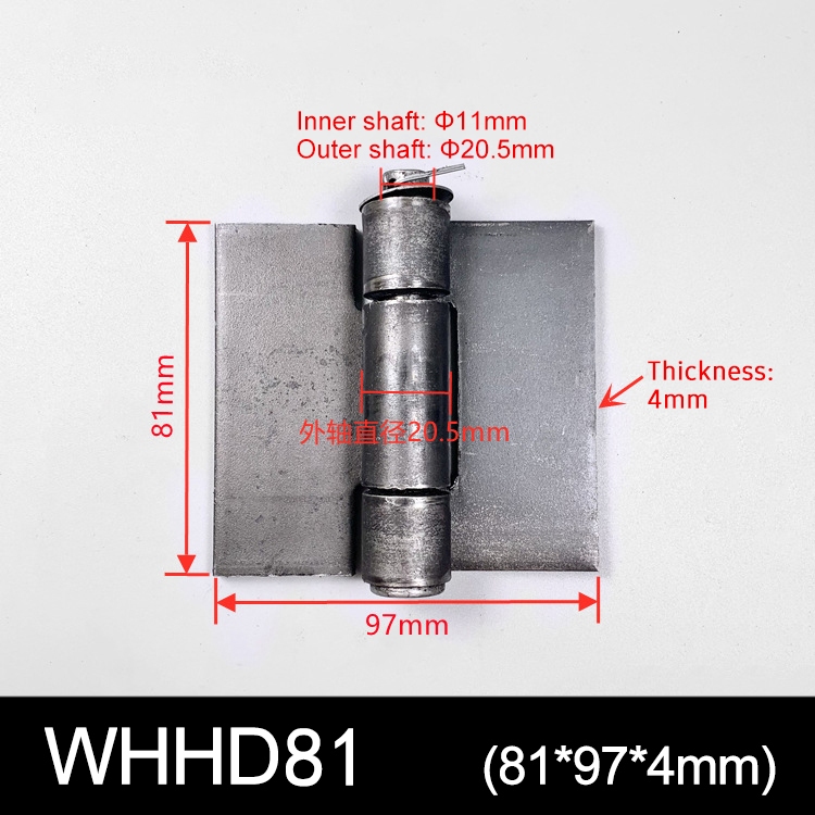 Welding Hinges Heavyduty Gate Cylindrical Hinges for Gate Truck Doors