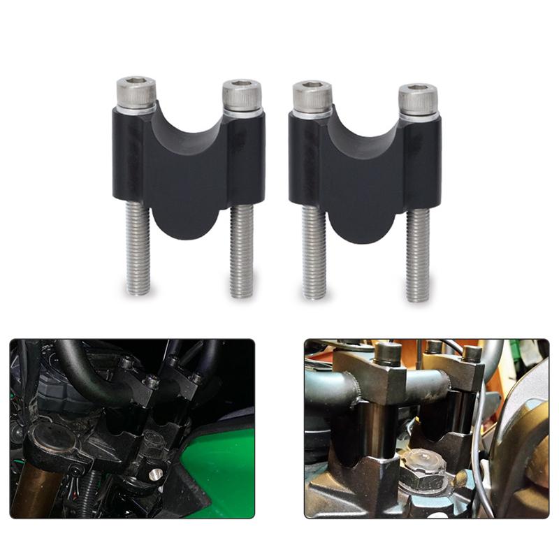 Motorcycle Handlebar Riser Kit 7/8 Inch Universal Bar Clamps 22Mm For