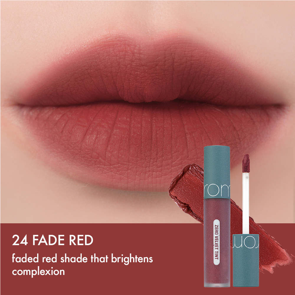 n&n ZERO VELVET TINT レッド Zero Velvet Tint - Rom&nd US Official – rom&nd US Distributor