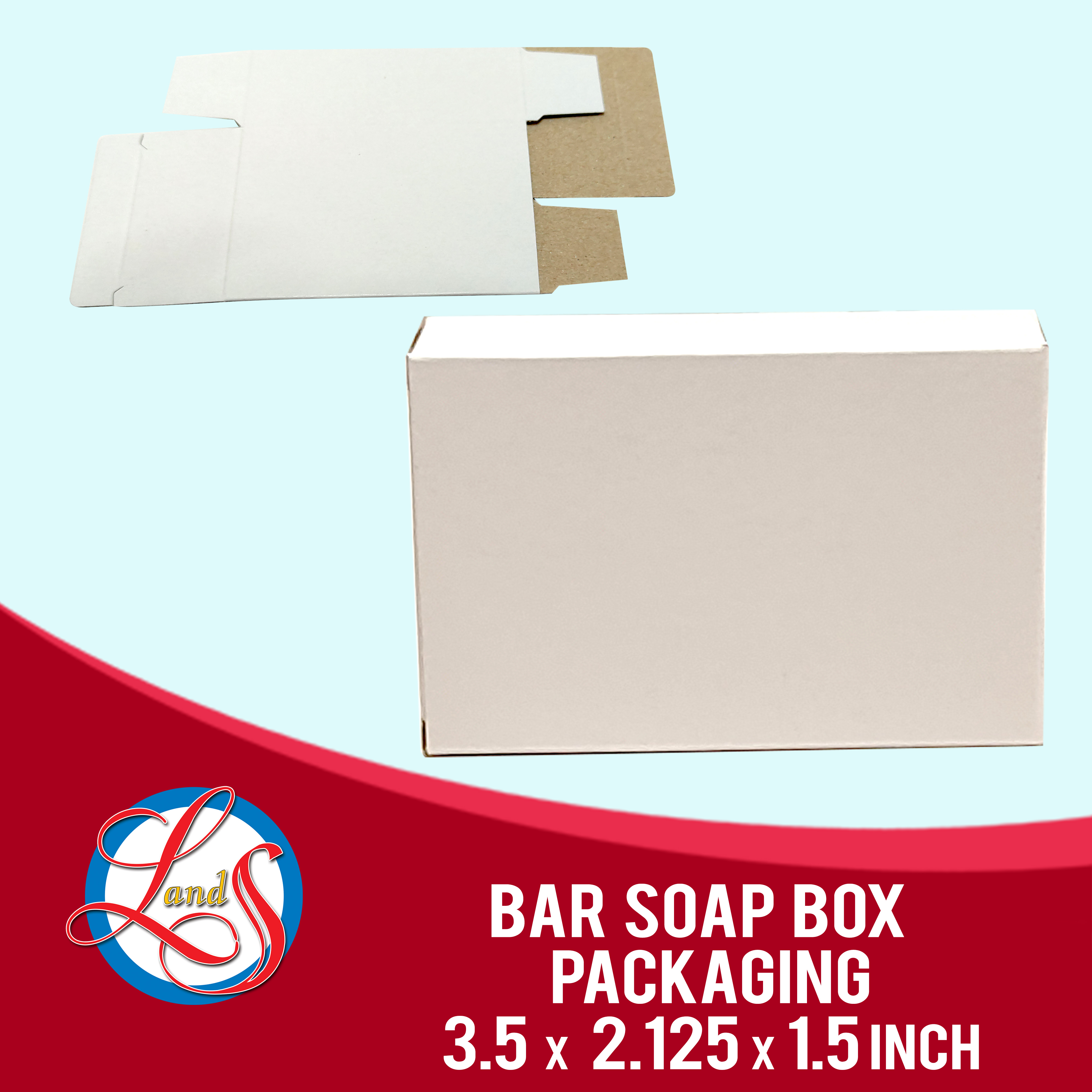 Bar Soap Packaging Box (25pcs) for Rebranding or Homemade Soap 3.5 x 2.