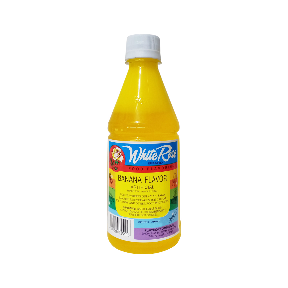 White Rose Banana Flavor ( 350ml ) Lazada PH