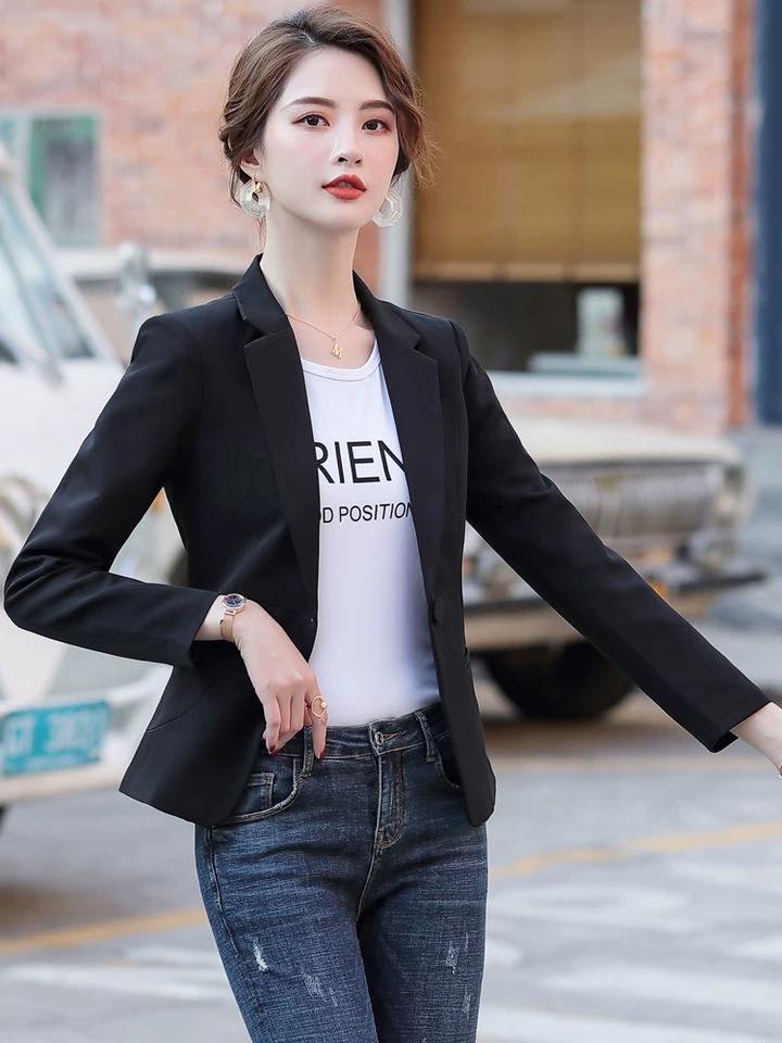 female korean style leisure suit coat blazer for women | Lazada PH