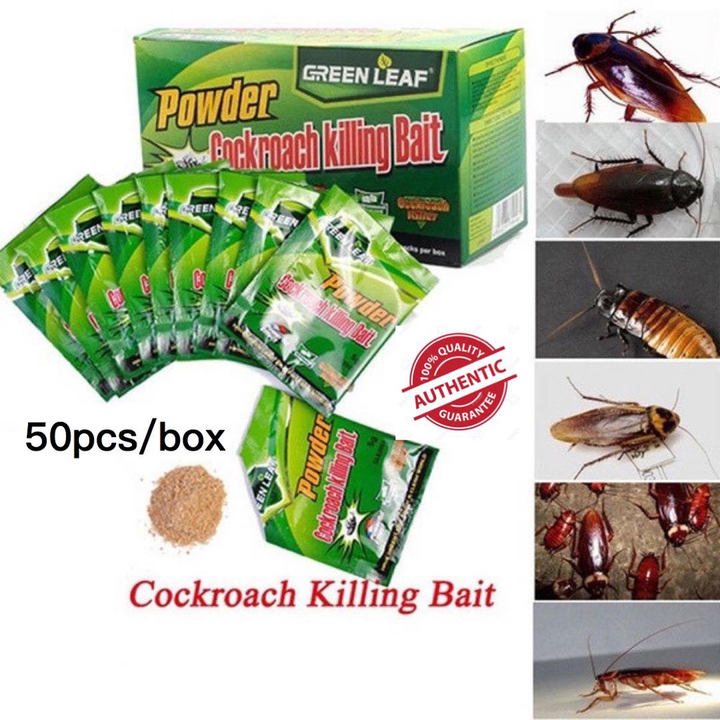 1pack green leaves effective powder to kill cockroaches | Lazada PH