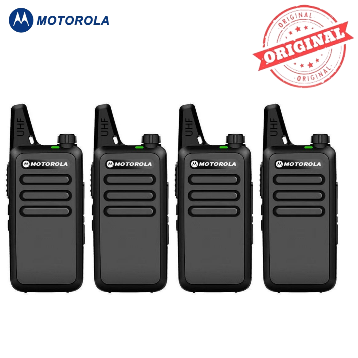 Mini Motorola Two Way Radio Walkie Talkie Long Range C1 set of 10 5KM