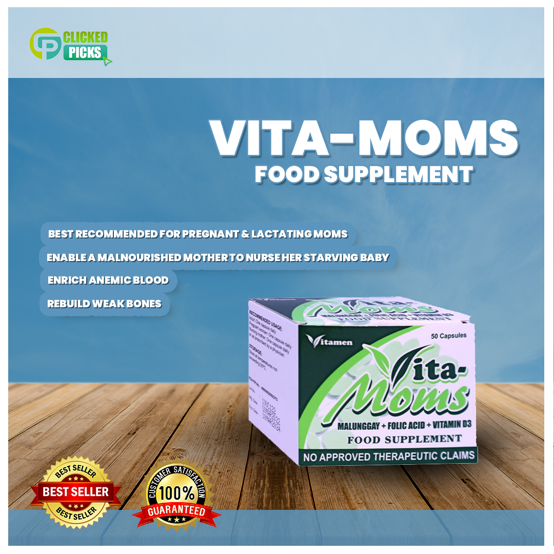 Vita Moms Malunggay Food Supplements 50 CAPSULES Mother Milk Booster