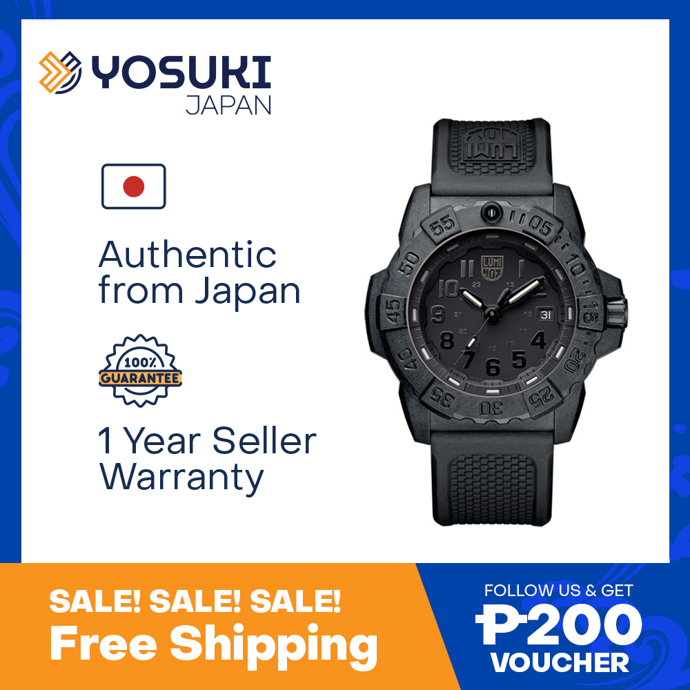 LUMINOX Navy SEAL 3500 SERIES Quartz Black Wrist Watch For