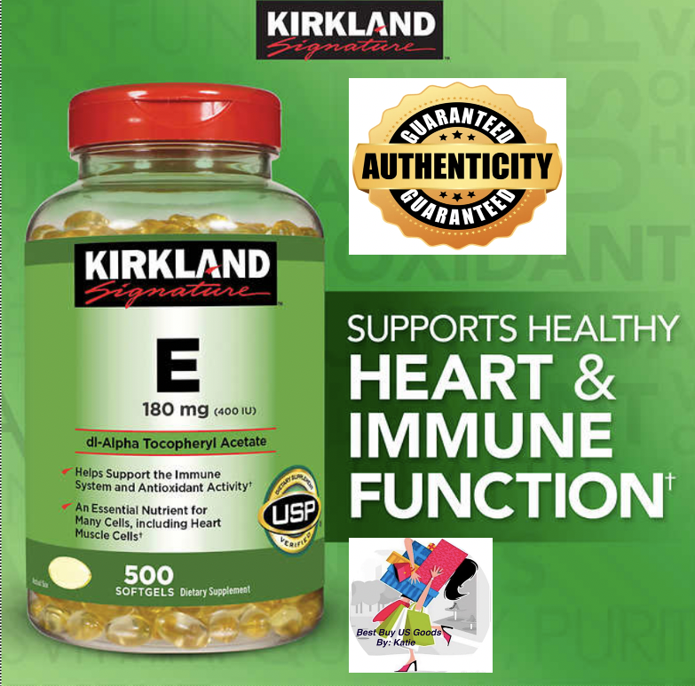 Kirkland Signature Vitamin E 400 I.U. 500 Softgel Lazada PH